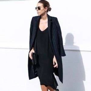 NWT ZARA Studio Collection Navy Pinstripe Jacket M